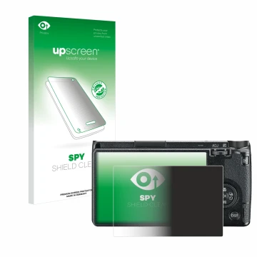 Front side of a product packaging with the brand logo upscreen. Next to it is the device Ricoh GR III 2019 R02010 shown with t