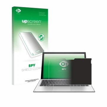 Front side of a product packaging with the brand logo upscreen. Next to it is the device HP Elite x2 1013 G3 shown with the co