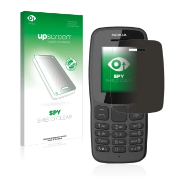 Front side of a product packaging with the brand logo upscreen. Next to it is the device Nokia 106 2018 shown with the corresp