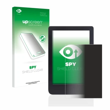 Front side of a product packaging with the brand logo upscreen. Next to it is the device Tolino Shine 3 shown with the corresp