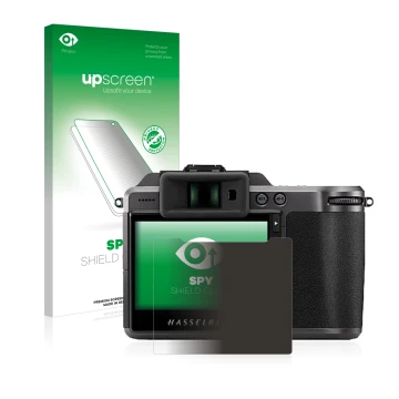 Front side of a product packaging with the brand logo upscreen. Next to it is the device Hasselblad X1D II 50C shown with the 