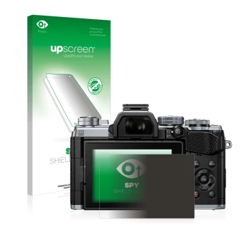 Front side of a product packaging with the brand logo upscreen. Next to it is the device Olympus OM-D E-M5 Mark III shown with