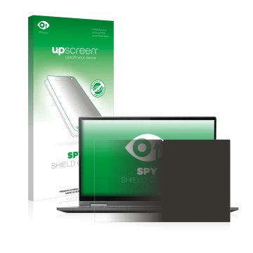 Front side of a product packaging with the brand logo upscreen. Next to it is the device Lenovo Yoga C740 14