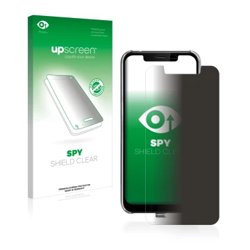 Front side of a product packaging with the brand logo upscreen. Next to it is the device Gigaset GS195LS shown with the corres