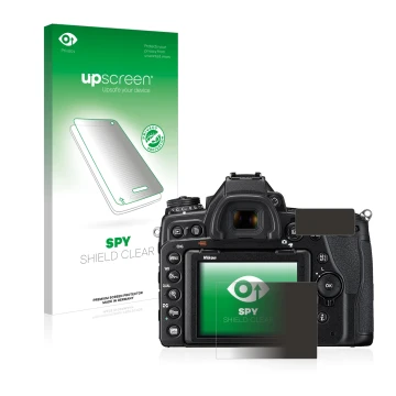 Front side of a product packaging with the brand logo upscreen. Next to it is the device Nikon D780 shown with the correspondi