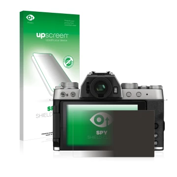 Front side of a product packaging with the brand logo upscreen. Next to it is the device Fujifilm X-T200 shown with the corres