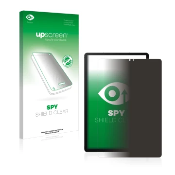 Front side of a product packaging with the brand logo upscreen. Next to it is the device Samsung Galaxy Tab S6 2020 shown with