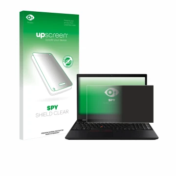 Front side of a product packaging with the brand logo upscreen. Next to it is the device Lenovo ThinkPad T590 Non-Touch shown 