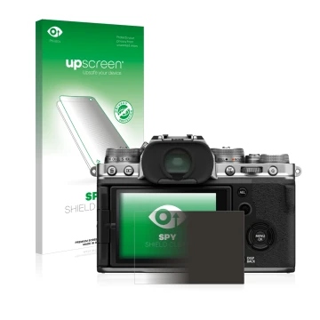Front side of a product packaging with the brand logo upscreen. Next to it is the device Fujifilm X-T4 shown with the correspo