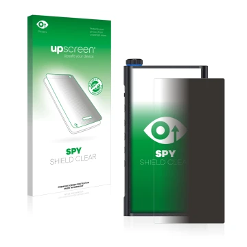 Front side of a product packaging with the brand logo upscreen. Next to it is the device FiiO M15 shown with the corresponding