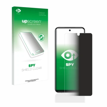 Front side of a product packaging with the brand logo upscreen. Next to it is the device Xiaomi Redmi Note 9S shown with the c