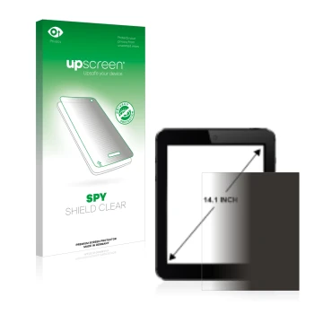 Front side of a product packaging with the brand logo upscreen. Next to it is the device shown with the corresponding screen p