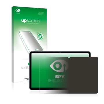 Front side of a product packaging with the brand logo upscreen. Next to it is the device Huawei MatePad 10.4 shown with the co