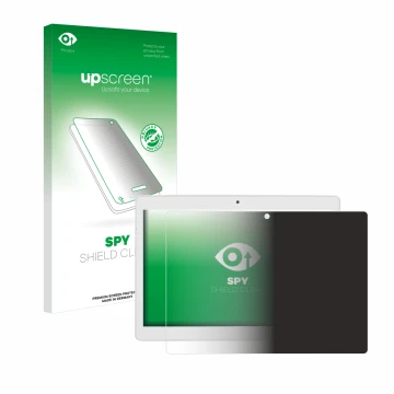 Front side of a product packaging with the brand logo upscreen. Next to it is the device Alldocube M5X Pro shown with the corr