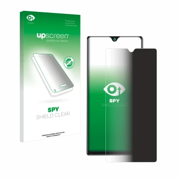 Front side of a product packaging with the brand logo upscreen. Next to it is the device Cubot P40 shown with the correspondin