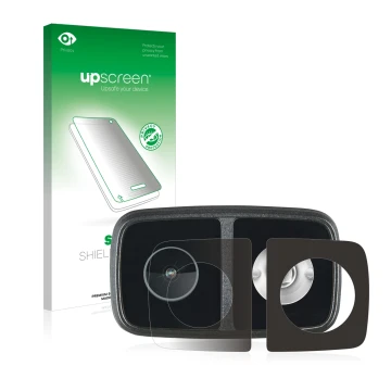 Front side of a product packaging with the brand logo upscreen. Next to it is the device Cycliq Fly12 CE shown with the corres