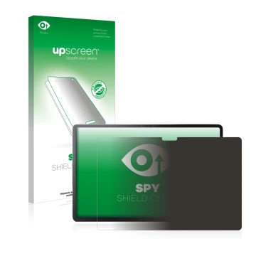 Front side of a product packaging with the brand logo upscreen. Next to it is the device Lenovo Tab P11 Pro shown with the cor