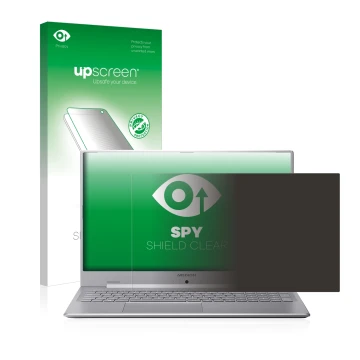 Front side of a product packaging with the brand logo upscreen. Next to it is the device MEDION Akoya S17403 shown with the co