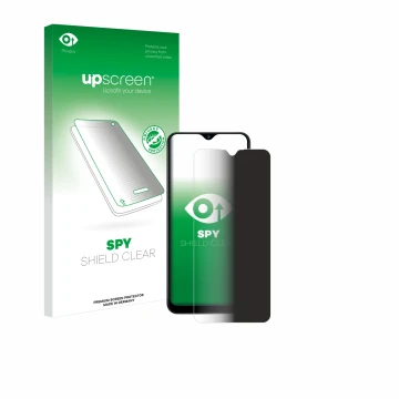 Front side of a product packaging with the brand logo upscreen. Next to it is the device Samsung Galaxy A02s shown with the co