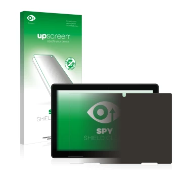 Front side of a product packaging with the brand logo upscreen. Next to it is the device MEDION Lifetab E10802 shown with the 