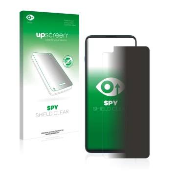 Front side of a product packaging with the brand logo upscreen. Next to it is the device Motorola G100 shown with the correspo