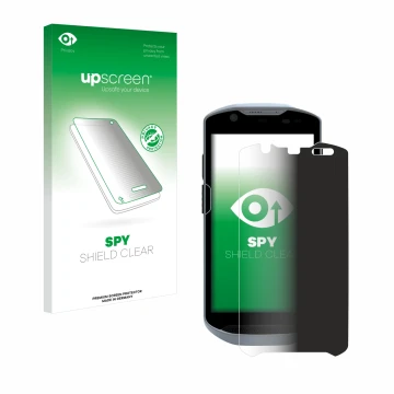 Front side of a product packaging with the brand logo upscreen. Next to it is the device Zebra TC52x shown with the correspond