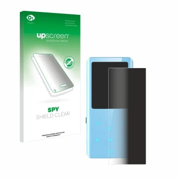 Front side of a product packaging with the brand logo upscreen. Next to it is the device AGPtek A19X shown with the correspond