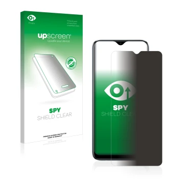 Front side of a product packaging with the brand logo upscreen. Next to it is the device realme C11 2021 shown with the corres
