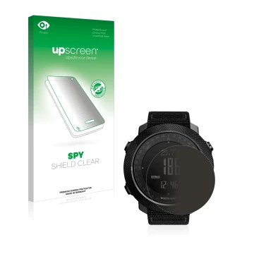 Front side of a product packaging with the brand logo upscreen. Next to it is the device Explopur North Edge Apache shown with