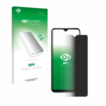 Front side of a product packaging with the brand logo upscreen. Next to it is the device Wiko Power U30 shown with the corresp