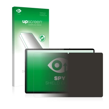 Front side of a product packaging with the brand logo upscreen. Next to it is the device Lenovo Tab P12 Pro shown with the cor