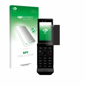 Front side of a product packaging with the brand logo upscreen. Next to it is the device Caterpillar Cat S22 Flip shown with t