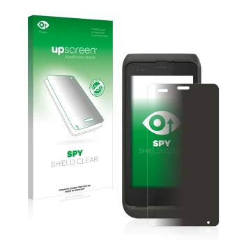 Front side of a product packaging with the brand logo upscreen. Next to it is the device Honeywell CT45 shown with the corresp
