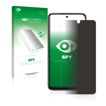 Front side of a product packaging with the brand logo upscreen. Next to it is the device Xiaomi Redmi Note 11 4G shown with th