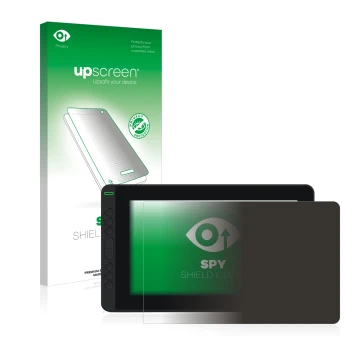 Front side of a product packaging with the brand logo upscreen. Next to it is the device Huion Kamvas 12 shown with the corres