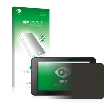 Front side of a product packaging with the brand logo upscreen. Next to it is the device Desview R6 UHB 5.5