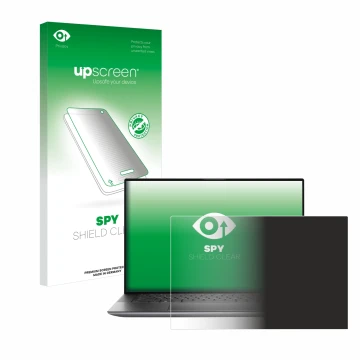 Front side of a product packaging with the brand logo upscreen. Next to it is the device Dell Precision 5560 shown with the co