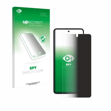 Front side of a product packaging with the brand logo upscreen. Next to it is the device Motorola Edge 30 shown with the corre
