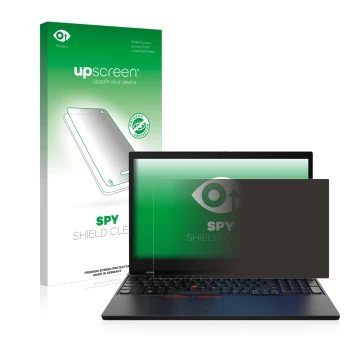 Front side of a product packaging with the brand logo upscreen. Next to it is the device Lenovo ThinkPad L15 Gen 2 shown with 