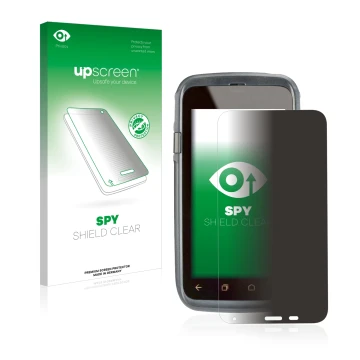 Front side of a product packaging with the brand logo upscreen. Next to it is the device Honeywell Dolphin CT60 XP shown with 