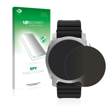 Front side of a product packaging with the brand logo upscreen. Next to it is the device Fossil Gen 6 Hybrid Machine (45mm) sh