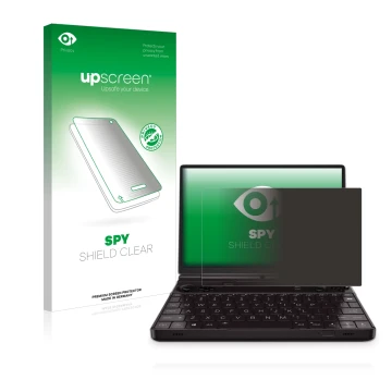 Front side of a product packaging with the brand logo upscreen. Next to it is the device GPD Win Max 2 shown with the correspo