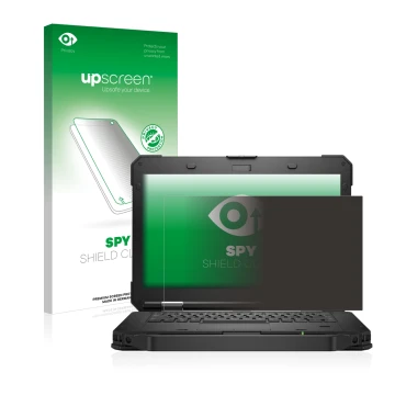 Front side of a product packaging with the brand logo upscreen. Next to it is the device Dell Latitude 5430 Rugged shown with 