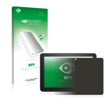 Front side of a product packaging with the brand logo upscreen. Next to it is the device Amazon Fire HD 8 Plus 2022 shown with