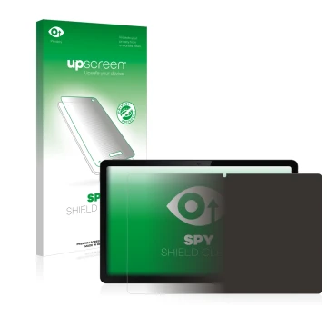 Front side of a product packaging with the brand logo upscreen. Next to it is the device realme Pad 10.4