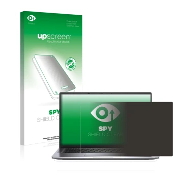 Front side of a product packaging with the brand logo upscreen. Next to it is the device Dell Latitude 9520 2-in-1 shown with 