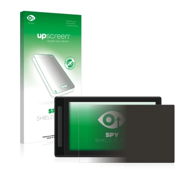 Front side of a product packaging with the brand logo upscreen. Next to it is the device Huion Kamvas Pro 16 (2.5K) shown with