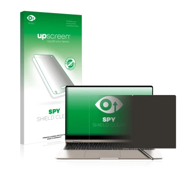 Front side of a product packaging with the brand logo upscreen. Next to it is the device Samsung Galaxy Book3 360 15.6