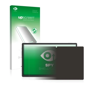 Front side of a product packaging with the brand logo upscreen. Next to it is the device Sebbe Facetel Tablet Q10 shown with t
