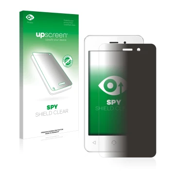 Front side of a product packaging with the brand logo upscreen. Next to it is the device NUU Mobile A1 shown with the correspo